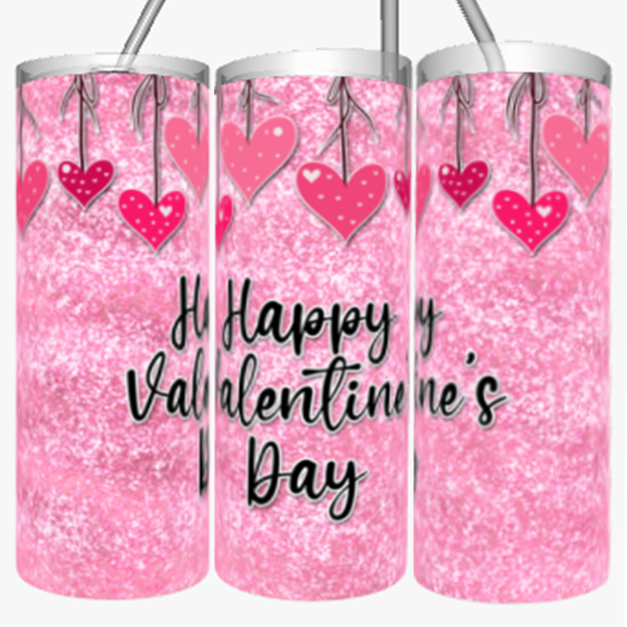 Valentine's Day - Tumbler Stainless Steel with Lid and Straw - 20oz Pe –  Lebiras Creations